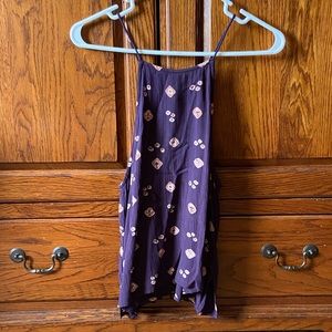🐕2/$22 Billabong Purple Patterned Tank